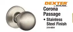Menards Corona Passage Door Lock offer