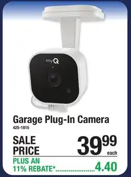 Menards Garage Plug-In Camera offer