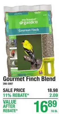 Menards Gourmet Finch Blend offer