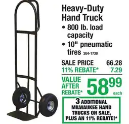 Menards Heavy-Duty Hand Truck offer