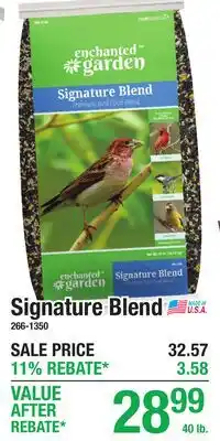 Menards Signature Blend offer