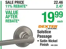 Menards Solstice Passage offer
