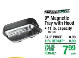 Menards 9 Magnetic Tray with Hood offer