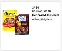 Walgreens General Mills Cereal offer