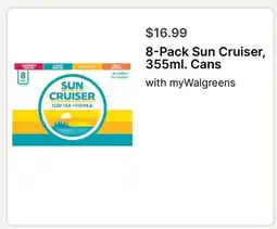 Walgreens 8-Pack Sun Cruiser offer