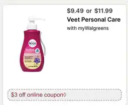 Walgreens Veet Personal Care offer