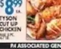 Associated Tyson cut up chicken offer
