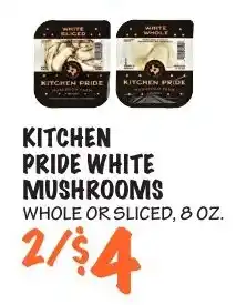 Foodarama Kitchen Pride white mushrooms offer