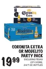Coronita Extra or Modelito Party Pack