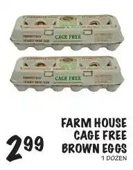 Foodarama Farm house cage free brown eggs offer