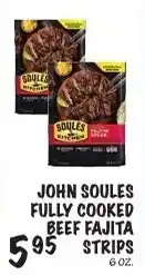 Foodarama John Soules fully cooked beef fajita strips offer