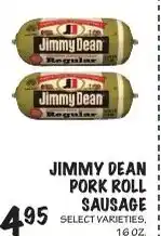 Foodarama Jimmy Dean pork roll sausage offer