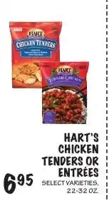 Foodarama Hart's chicken tenders or entrées offer