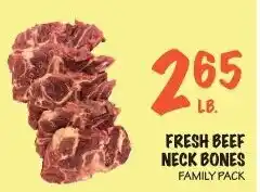Foodarama Fresh Beef Neck Bones Family Pack offer