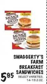 Foodarama Swaggerty's Farm Breakfast Sandwiches offer