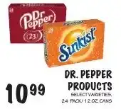 Foodarama Dr. Pepper Products offer