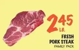 Foodarama Fresh Pork Steak Family Pack offer