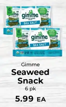 Sunset Foods Gimme Seaweed Snack offer