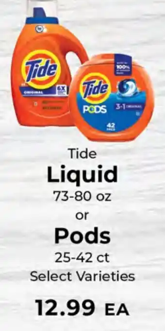 Tide liquid or pods