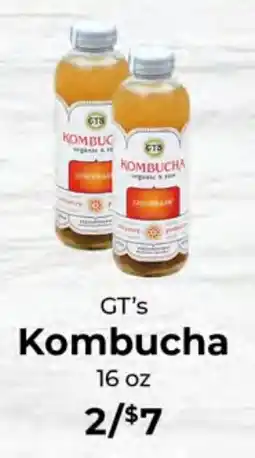 Sunset Foods Gt's Kombucha offer