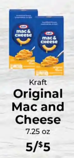 Sunset Foods Kraft original mac and cheese offer