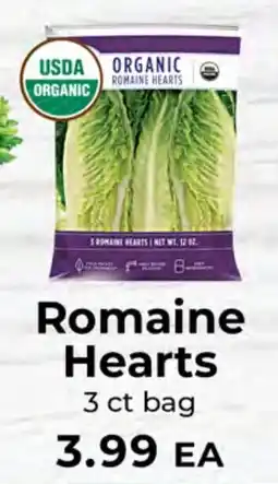 Sunset Foods Organic Romaine Hearts offer