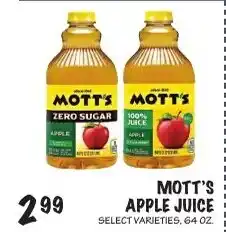 Foodarama Mott's apple juice offer