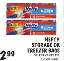 Foodarama Hefty storage or freezer bags offer