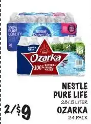 Foodarama Nestle pure life ozarka offer