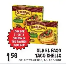Foodarama Old El Paso taco shells offer