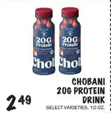Foodarama Chobani 20g protein drink offer