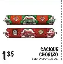 Foodarama Cacique chorizo offer