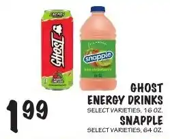 Foodarama Ghost energy drinks offer