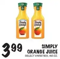Foodarama Simply Orange Juice offer