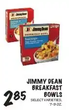 Foodarama Jimmy Dean breakfast bowls offer