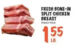 Foodarama Fresh bone-in split chicken breast family pack offer