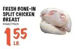 Foodarama Fresh bone-in split chicken breast offer