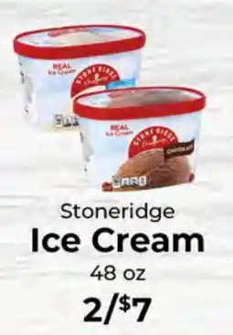 Sunset Foods Stoneridge ice cream offer