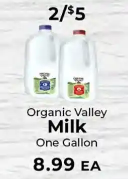 Sunset Foods Organic Valley Milk offer