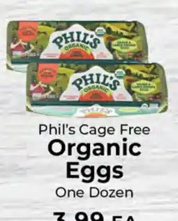 Sunset Foods Phil's cage free organic eggs offer