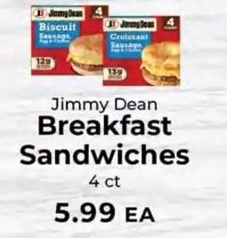 Sunset Foods Jimmy Dean Breakfast Sandwiches offer