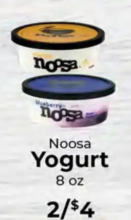 Sunset Foods Noosa Yogurt offer