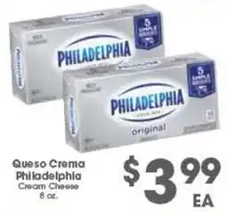 Arteagas Food Center Philadelphia cream cheese offer