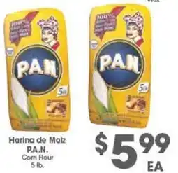 Arteagas Food Center Harina De Malz P.A.N. offer