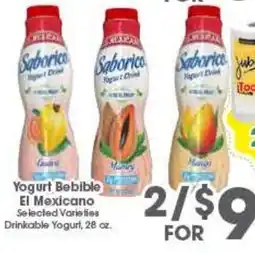 Arteagas Food Center Yogurt Bebible El Mexicano offer