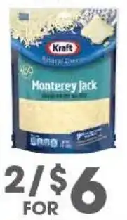Arteagas Food Center Kraft monterey jack offer