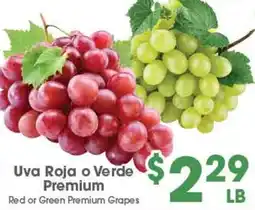 Arteagas Food Center Red or Green Premium Grapes offer