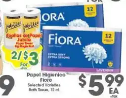 Arteagas Food Center Fiora Bath Tissue offer