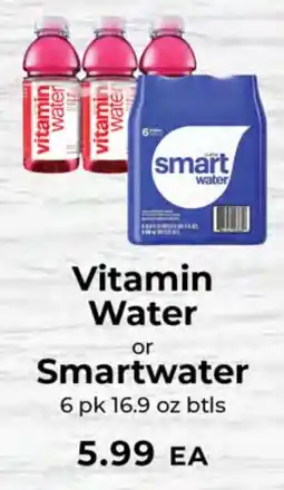 Sunset Foods Vitamin Water or Smartwater offer