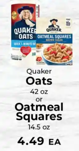 Sunset Foods Quaker oats or oatmeal squares offer